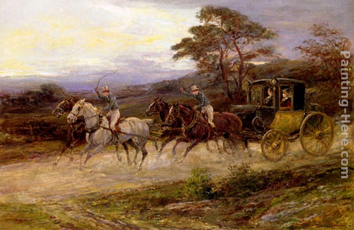 On The Road To Gretna Green painting - Heywood Hardy On The Road To Gretna Green art painting